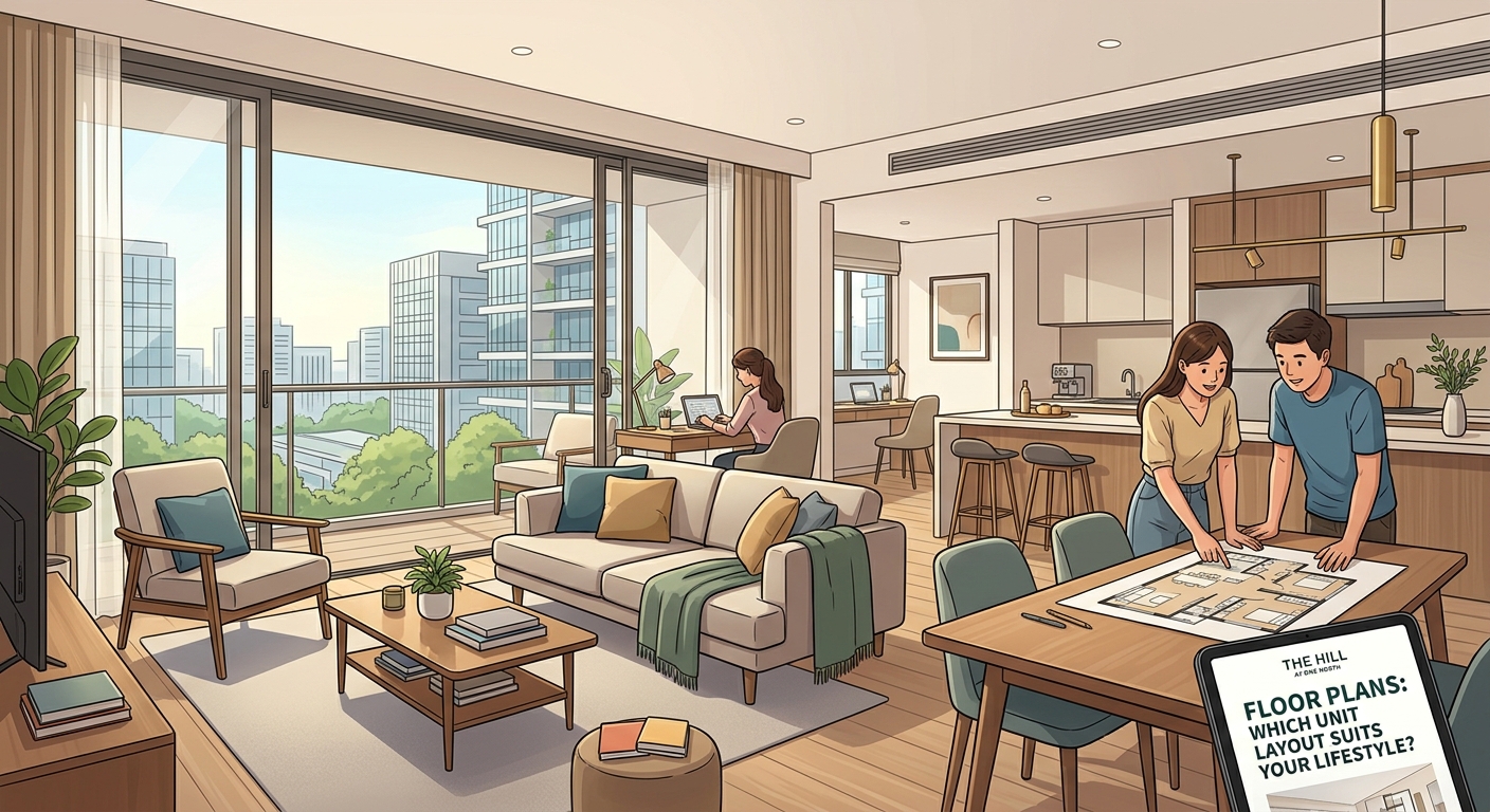 The Hill at One North Floor Plans: Which Unit Layout Suits Your Lifestyle? - Illustration 1