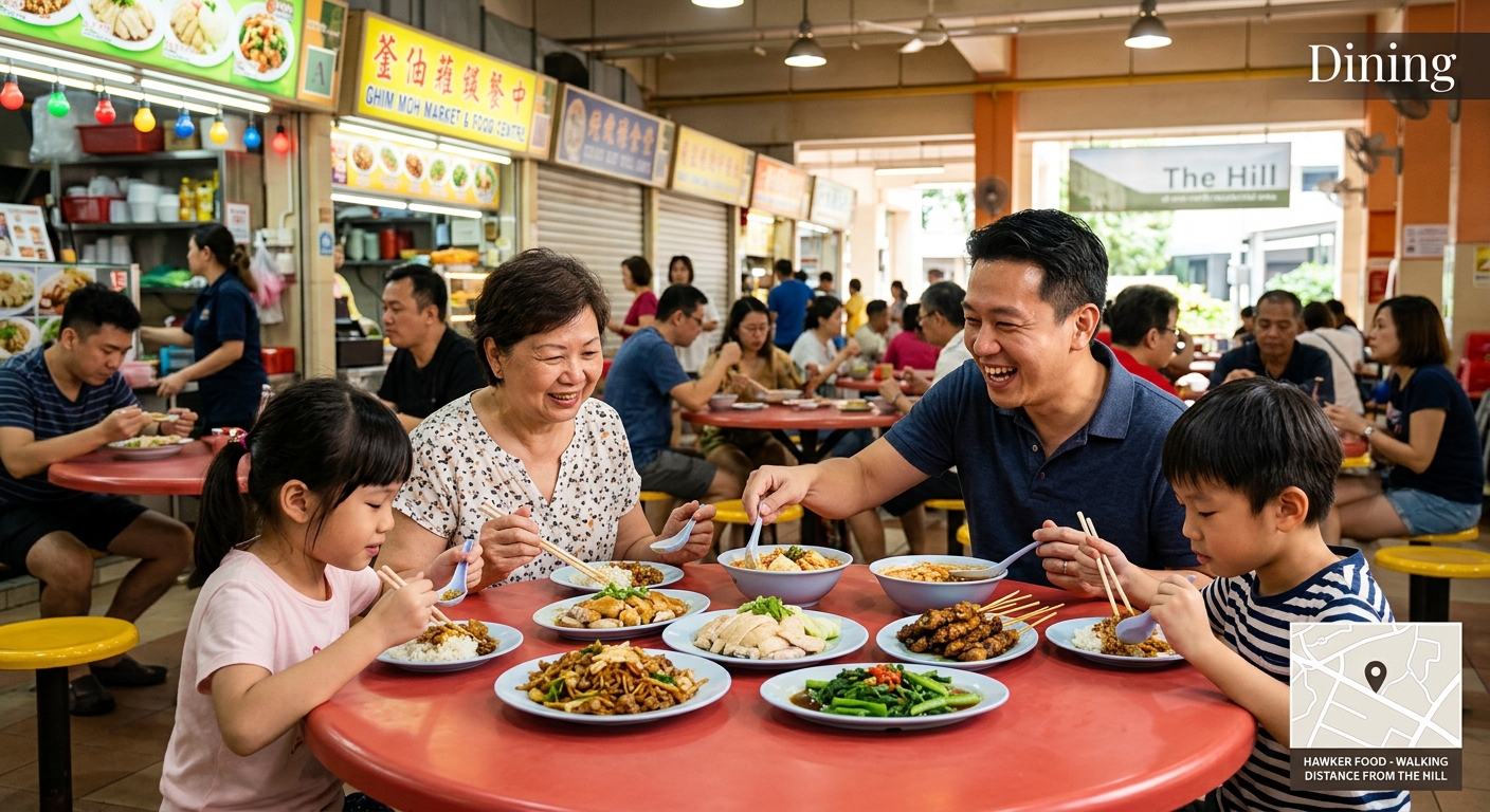 Where to Find Authentic Hawker Food Within Walking Distance of The Hill - Illustration 1