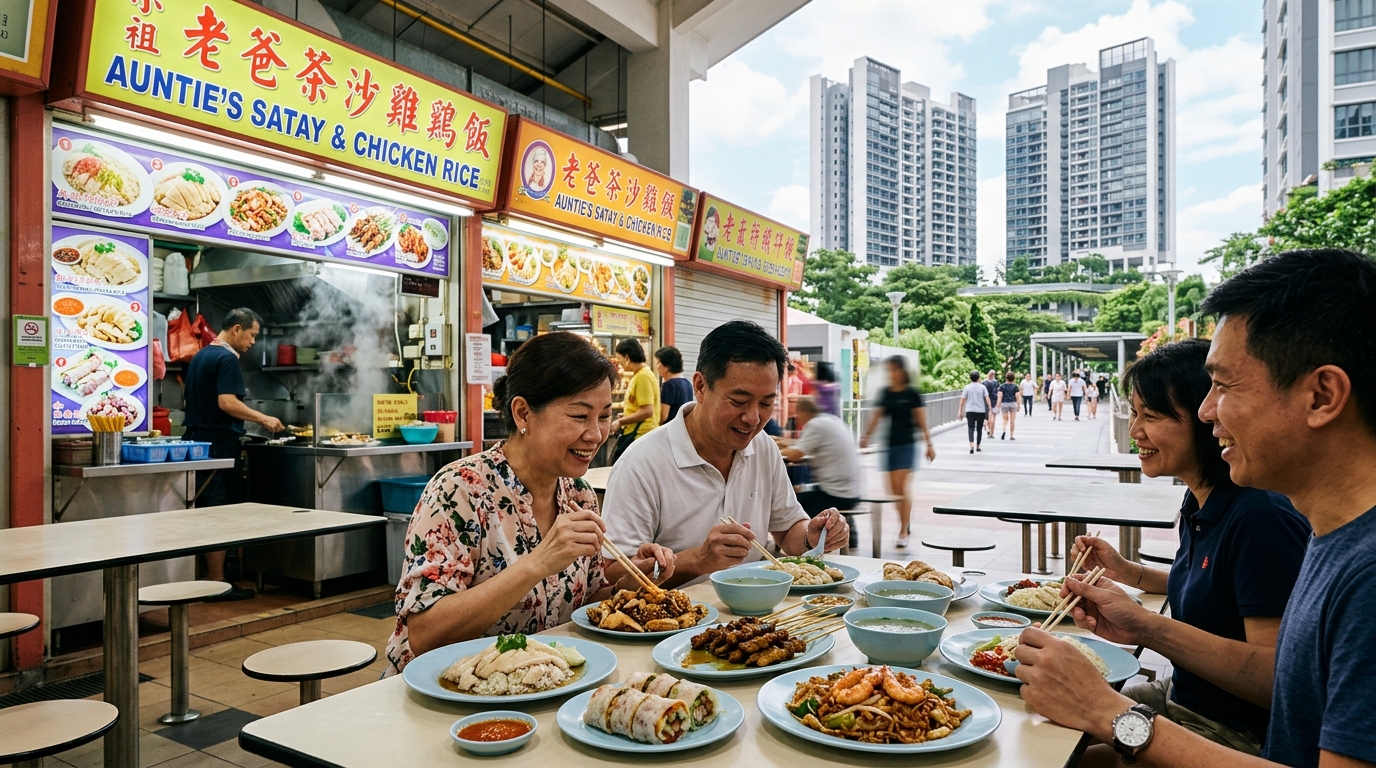 Where to Find Authentic Hawker Food Within Walking Distance of The Hill