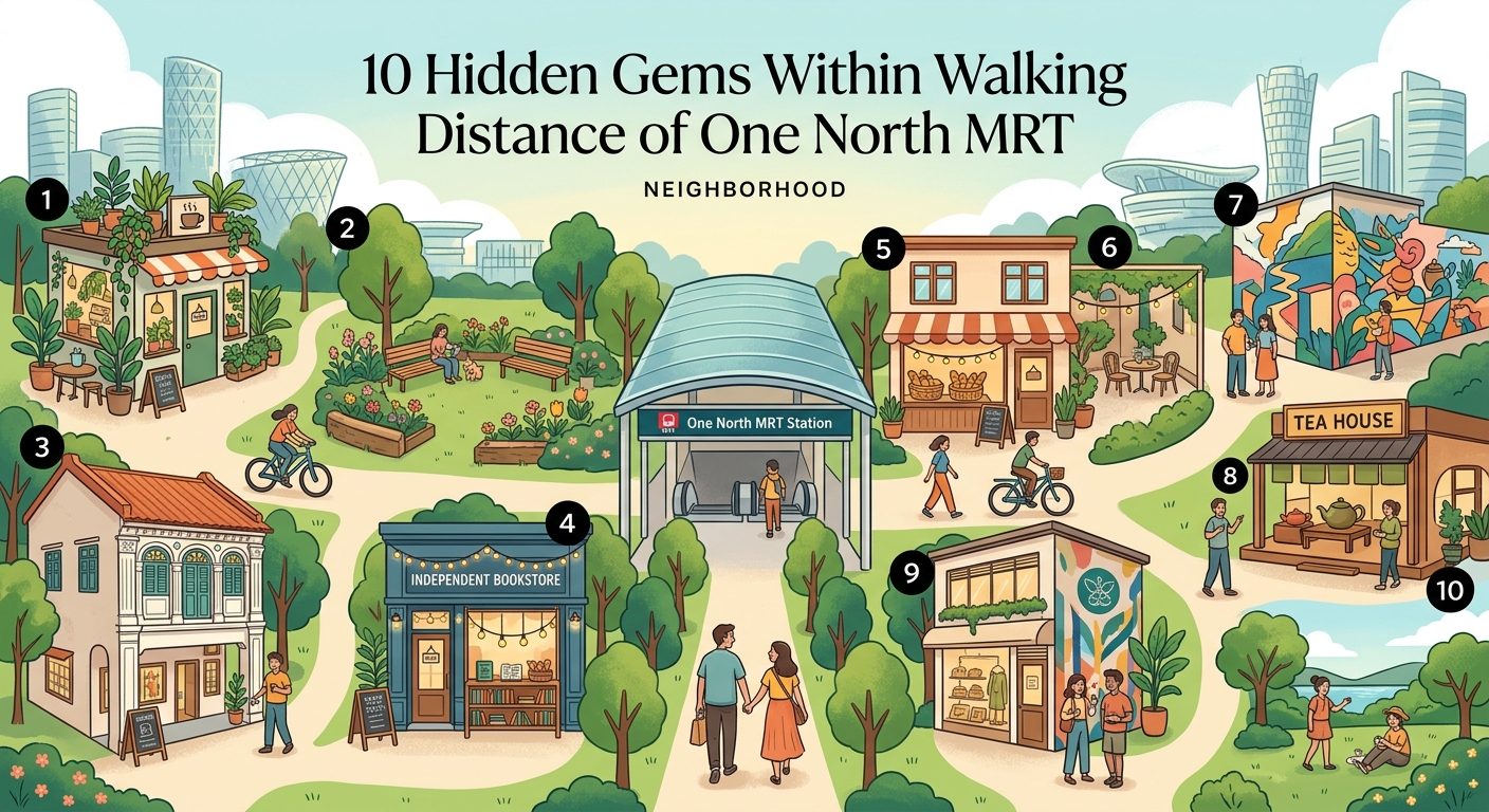 10 Hidden Gems Within Walking Distance of One North MRT - Illustration 2