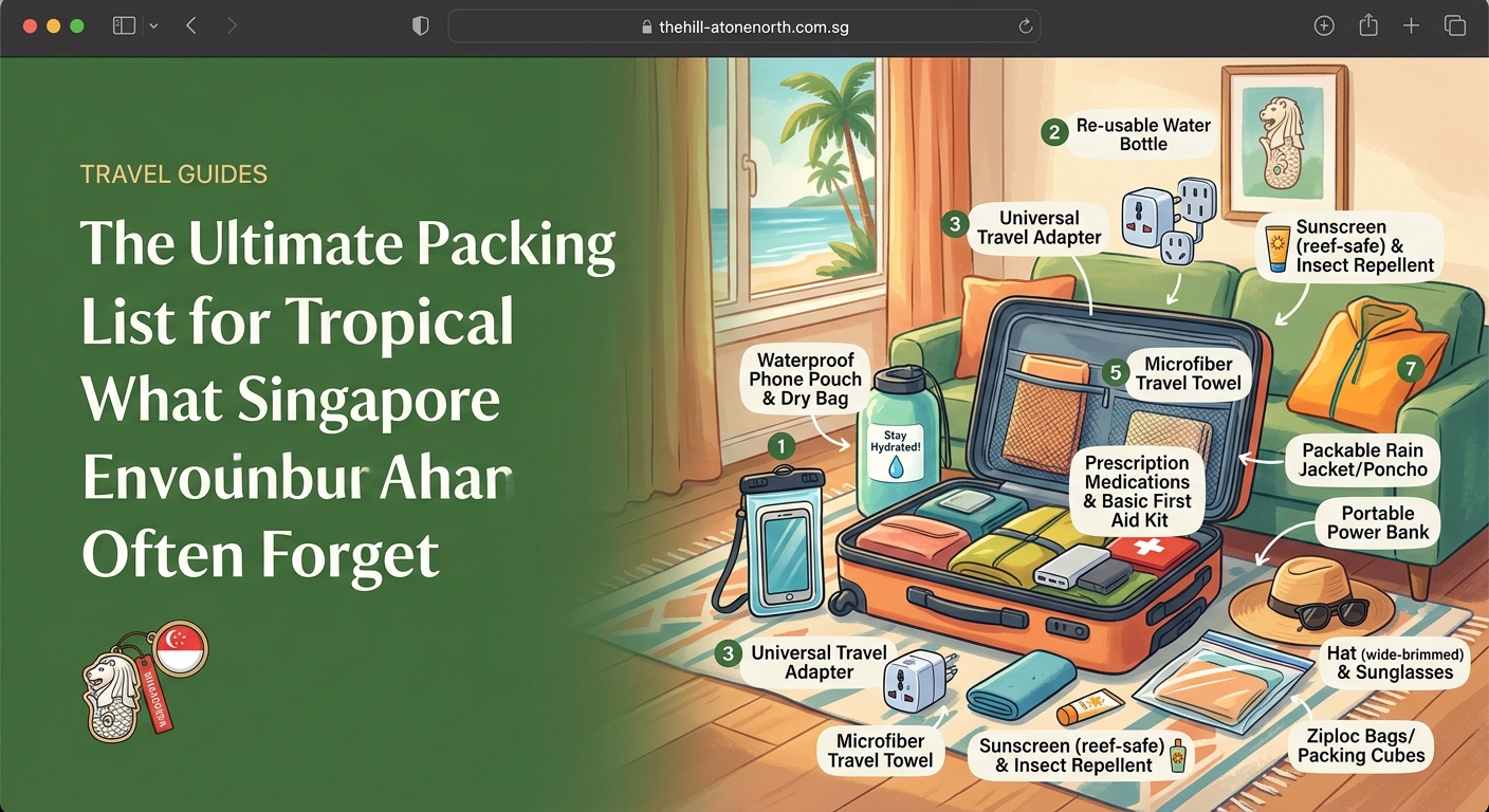 The Ultimate Packing List for Tropical Destinations: What Singapore Travellers Often Forget - Illustration 1